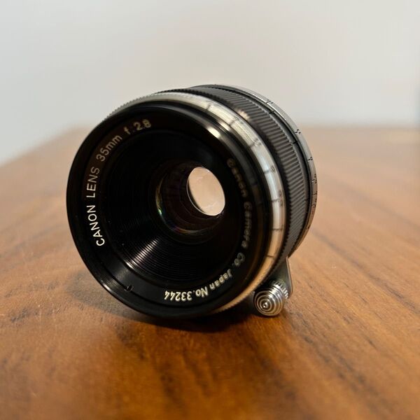 【銘玉】CANON LENS 35mm F2.8 L39 Lマウント オールドレンズ