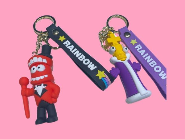 レインボーフレンズ ストラップ キーホルダー セット まとめ売り