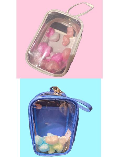 ぬいポーチ ぬいぐるみ ラブブ まとめ売り 推し活 セット ブルー ホワイト ポーチ ケース かわいい アニメイト