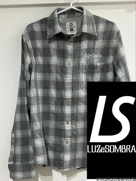 LUZeSOMBRA ブロックメッシュネルシャツ ルースイソンブラ Mサイズ チェック LS