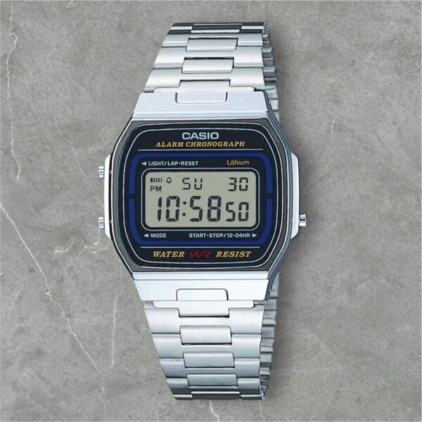 CASIO Standard カシオ 腕時計A164WA-1QJH シルバー 新品 チープカシオ カシオスタンダード watch