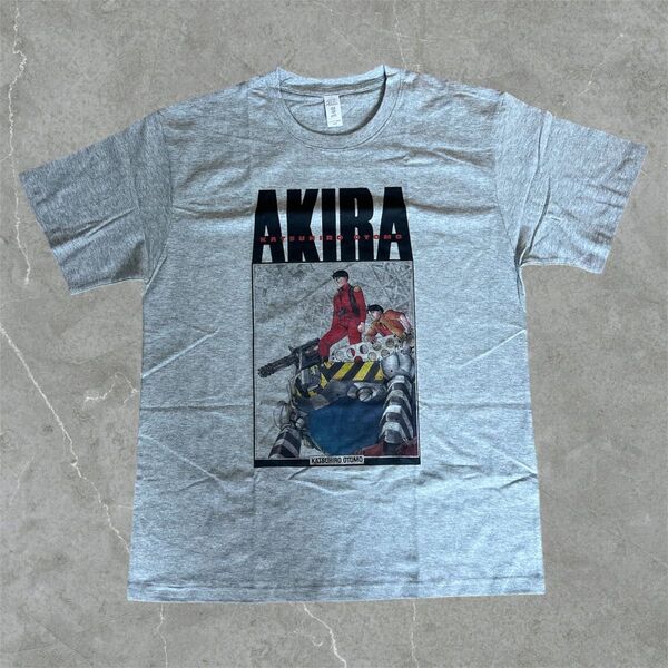 AKIRA アキラ Tシャツ L 新品 大友克洋 t-shirt new グレー gray