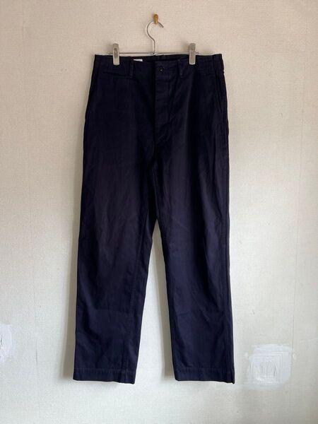 ANATOMICA アナトミカ チノクロスパンツ 33 Navy 日本製 ネイビー コットン 35Summers チノパン