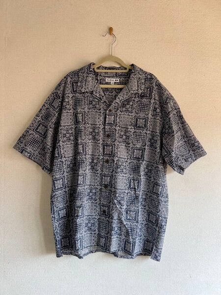 Reyn Spooner x UNIQLO オープンカラーシャツ L 美品 レインスプーナー アロハシャツ Hawaiian