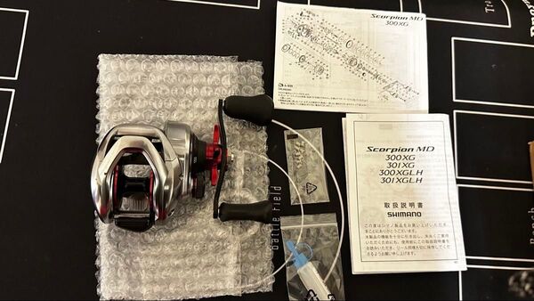 21スコーピオンmd 300xg +ゴメクサスFL-Aカーボン製ハンドル(おまけ)
