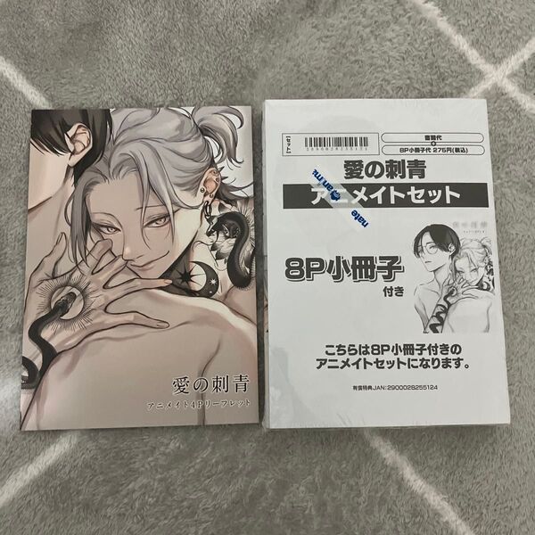 愛の刺青 赤色 マッシュ アニメイト 小冊子 リーフレット BL マンガ 特典