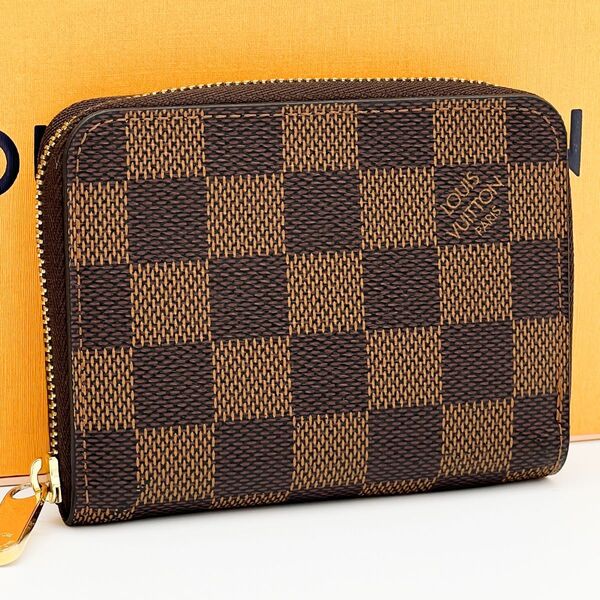 使用わずか LOUIS VUITTON ルイヴィトン ダミエ ジッピーコインパース 財布 小銭入れ N63070