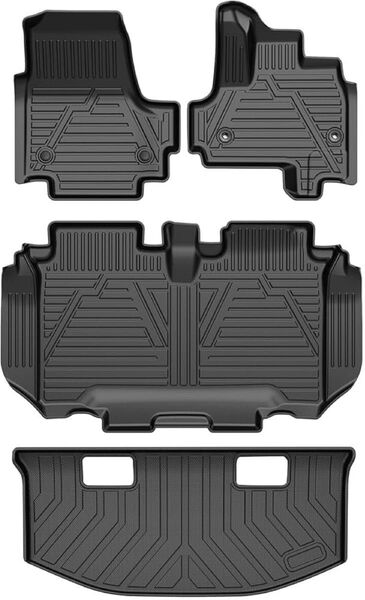 新型 N-BOX JF3 JF4 フロアマット+セカンドマット+ラゲッジマット 4点セット