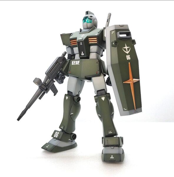 【塗装済み完成品】RGM-79 ジム(HGUC・1/144)