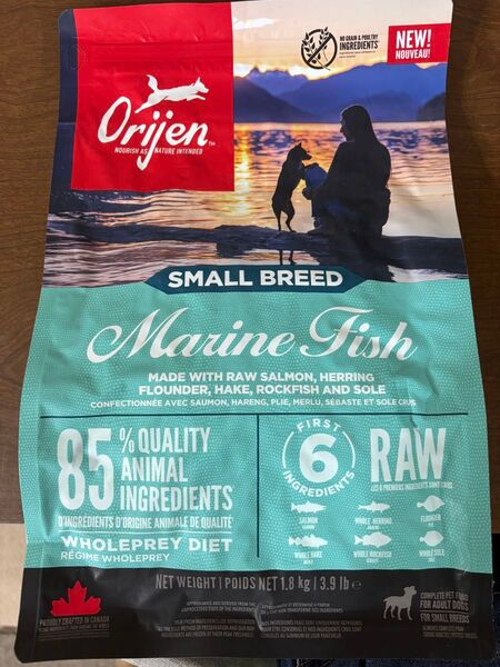 Orijen ドッグフード SMALL BREED MARINE FISH 1.8kg