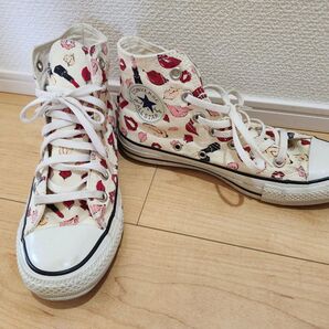 CONVERSE ALLSTAR ハイカットスニーカー リップ柄 23.5