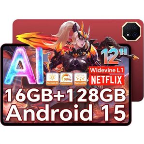 Android 15 タブレット 12インチ 16GB+128GB+1TB拡張