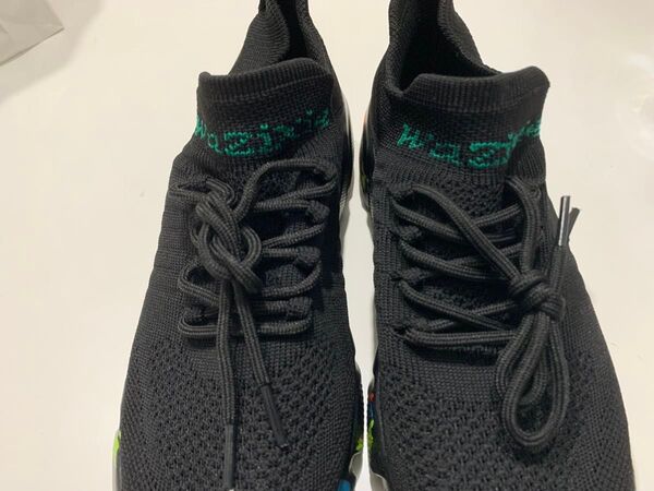 シューズ メンズ レディース スニーカー ランニングシューズ スポーツシューズ 運動靴 黒 緑ウォーキングシューズ スリッポン