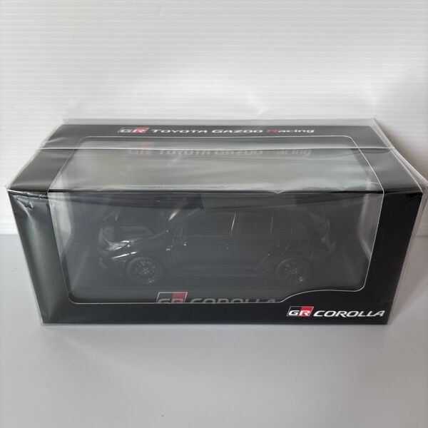 トヨタ 新型GRカローラ ミニカー 後期型 カラーサンプル プレシャスブラックパール 黒【新品未開封】