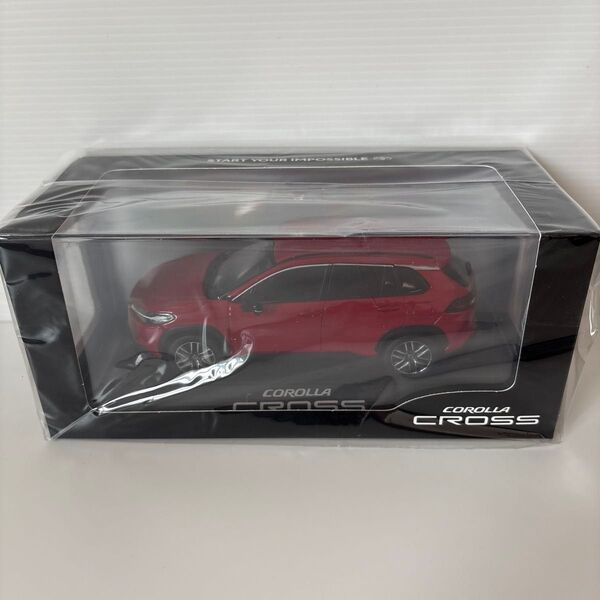 トヨタ 新型カローラクロス ミニカー カラーサンプル エモーショナルレッドⅡ【新品未開封】