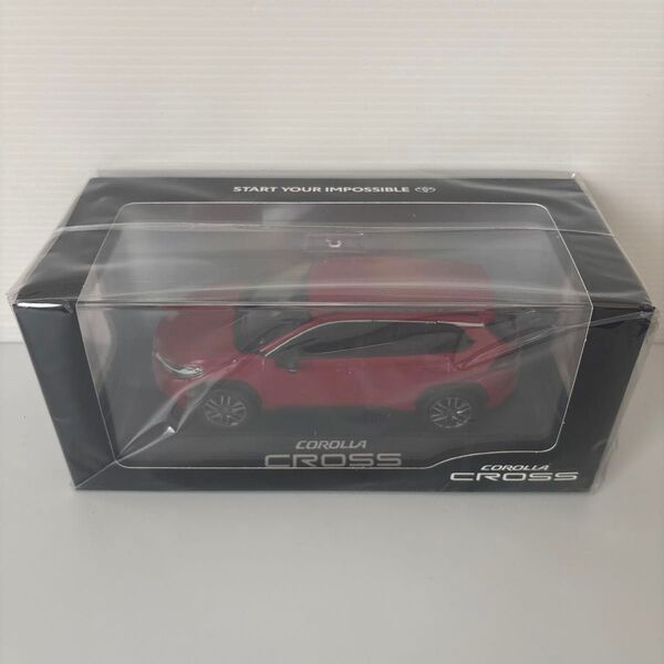 トヨタ 新型カローラクロス ミニカー カラーサンプル エモーショナルレッドⅡ【新品未開封】