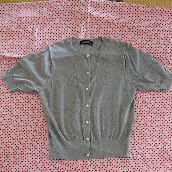 UNITED ARROWS green label relaxing 半袖カーディガン グレー