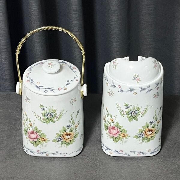 Wado CreAtive サニタリーポット&トイレブラシホルダー 陶器
