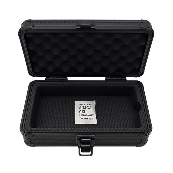 PSA BGS 鑑定済みトレカ用 アタッシュケース ストレージボックス 高品質 アルミ製 ダイヤモンド柄 ブラック