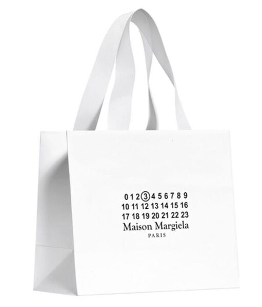 Maison Margiela メゾンマルジェラ ショッパー ショップ袋 紙袋 ロゴ入りペーパーバッグ 1枚