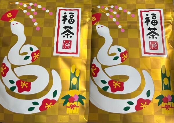 KALDI カルディ 福袋 もへじ 福茶 2025年 巳年 緑茶 グリーンティー 抹茶入り緑茶ティーバッグ お茶