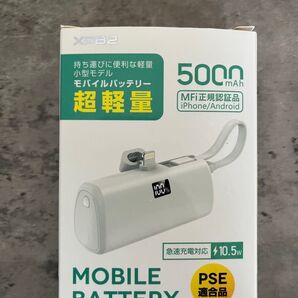 【新品未使用】iPhone/Android充電バッテリー