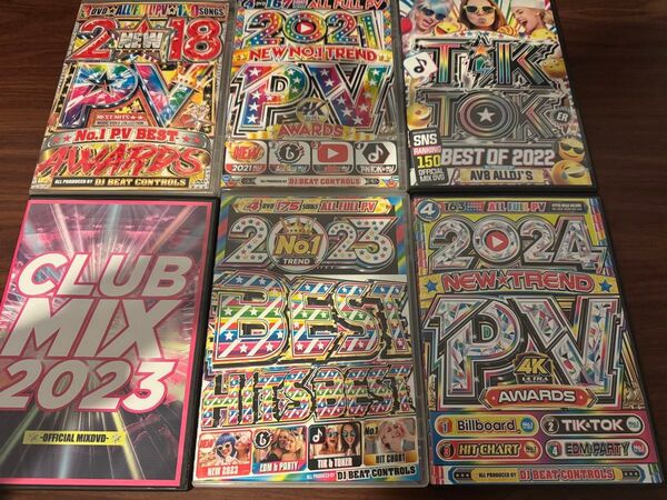洋楽PVのDVD6本セット【DVD合計19枚】