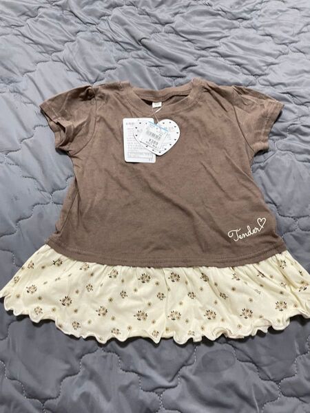 ブラウンTシャツ 110 新品未使用