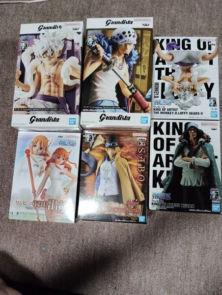ワンピース Grandista KING OF ARTIST ルフィ ロー ナミ サボ クザン ONE PIECE フィギュア
