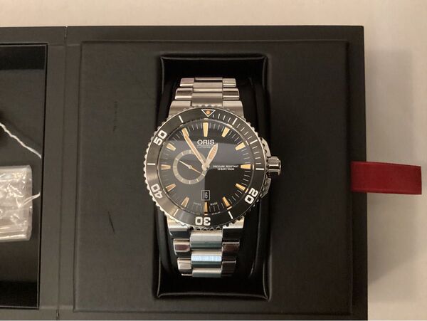 ORIS オリス アクイス スモールセコンド デイト 正規品