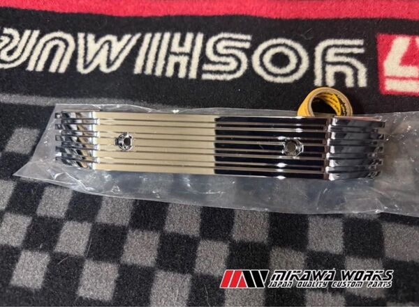 メッキ フィンタイプ フロント ステムエンブレム 三又 カバー 汎用 Z1 Z2 Z400FX SS KH GT380 Z900