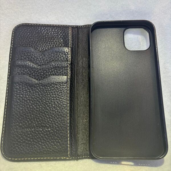 HANATORA iPhone13 ケース 手帳型 本革