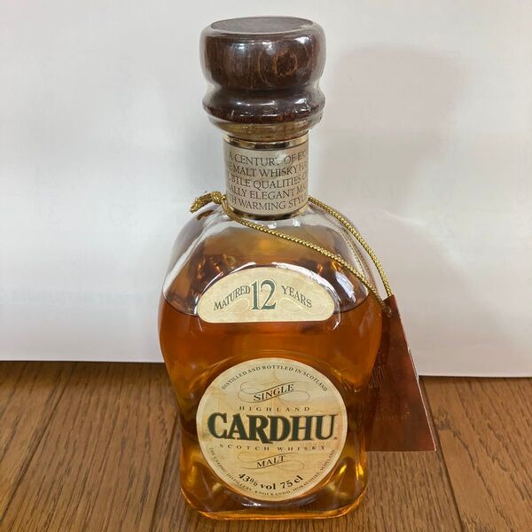 【希少】CARDHU カーデュ 12年 シングルモルト 旧ボトル