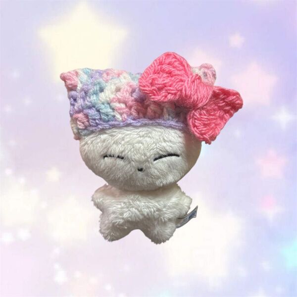 ハンドメイド10cmドールENHYPENソヌぬい服ウィッシュコア猫耳リボン韓国