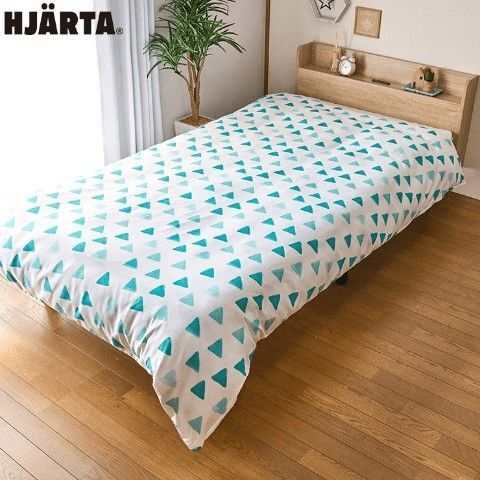 即決 HJARTA ヤッタ 掛けふとんカバー シングルロング 150×210 新品タグ付き 布団カバー 寝具