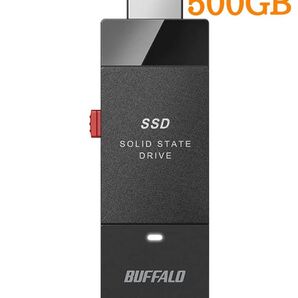 新品未開封 バッファロー SSD 外付け 500GB USB3.2 Gen1 PS5/PS4 SSD-PUT500U3BC/N