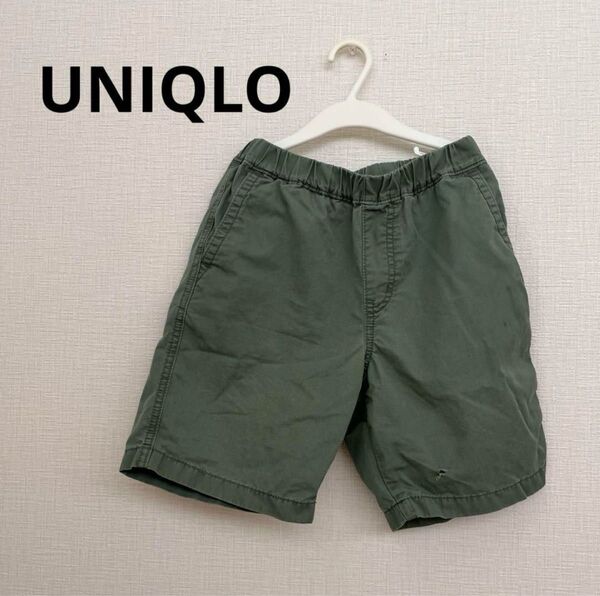 UNIQLO イージーショートパンツ 130cm カーキ