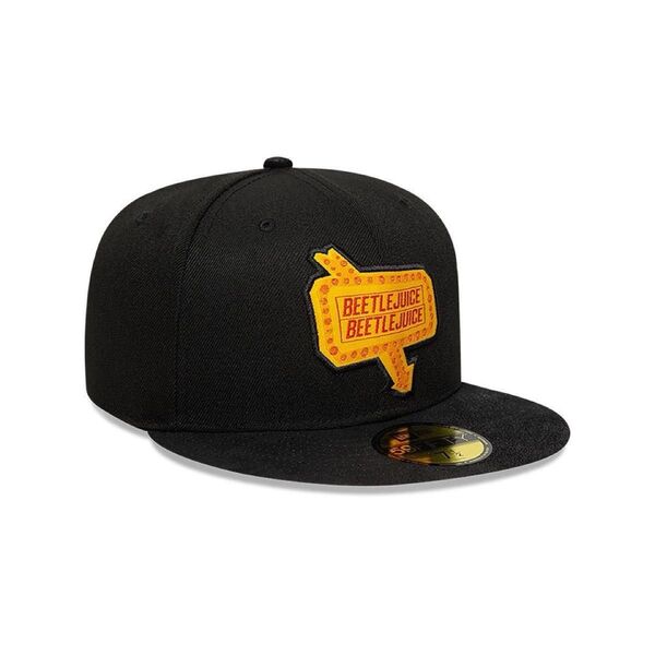 59FIFTY Beetlejuice ビートルジュース サイン ブラック スエードバイザー newera ニューエラ キャップ