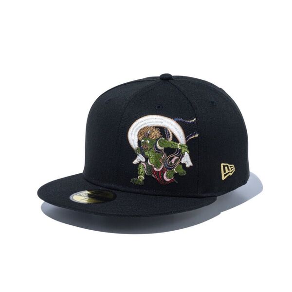 new era 59FIFTY 東京国立博物館 【尾形光琳:風神雷神図屏風】 風神 ブラック 7 5/8 ニューエラ