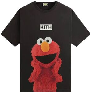 Kith x Sesame Street Elmo Tee "Black" キス セサミストリート エルモ M