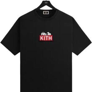 Kith for Peanuts Doghouse Classic Logo Tee "Black" Boxロゴ M