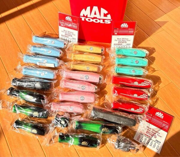 ばら売り用 マックツール 限定グリップ 1番 2番 3番 貫通 50's グリーンフレイム キーホルダーMACTOOLS