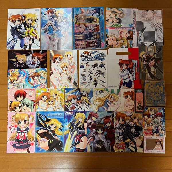 魔法少女リリカルなのは クリアファイル 下敷き ポスター ステッカー しおり