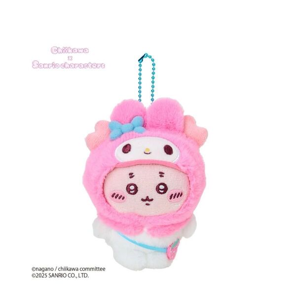 サンリオ ちいかわ マスコットホルダー かにちゃん マイメロ 古本屋 ちいかわサンリオコラボ サンリオオンライン購入