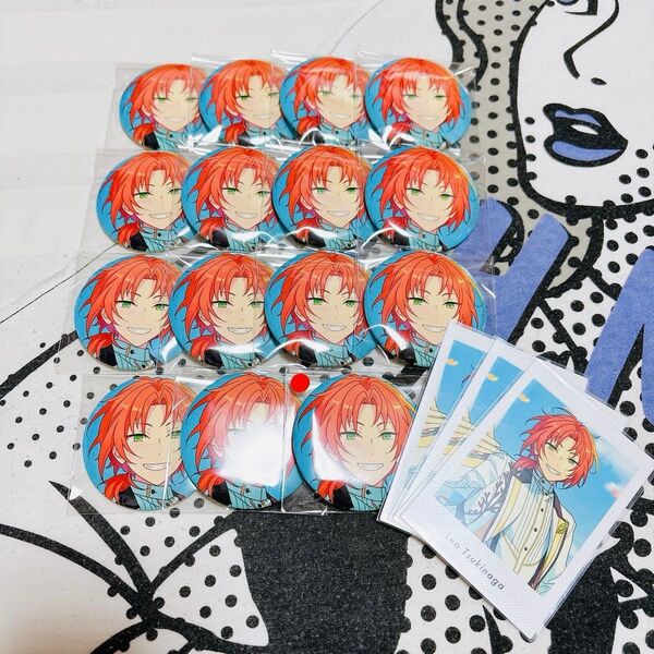 あんさんぶるスターズ!! SHUFFLEコレ缶バッジ idol(レオ)×15