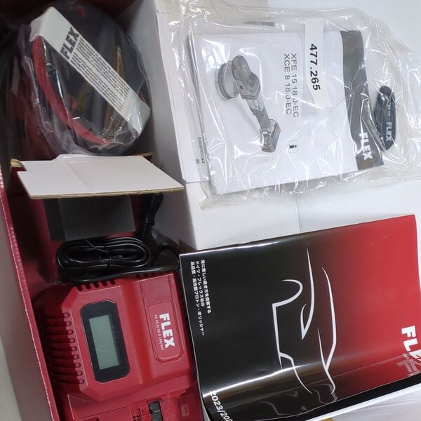 FLEX XFE15 150 18.0EC DCポリッシャ!コードレス充電器セット!新品未使用!