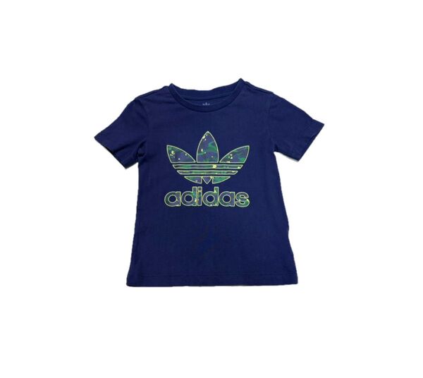【adidas アディダス】美品 半袖Tシャツ スポーツ キッズ 90cm
