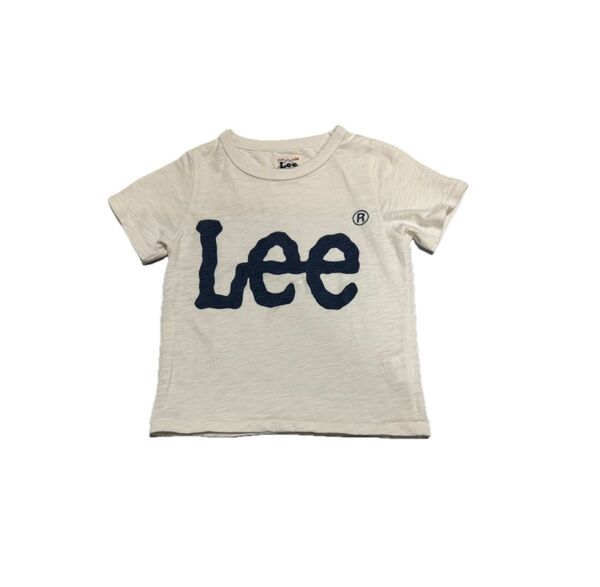 【Lee リー】半袖Tシャツ キッズ 子供服 シンプル ビッグロゴ 100cm
