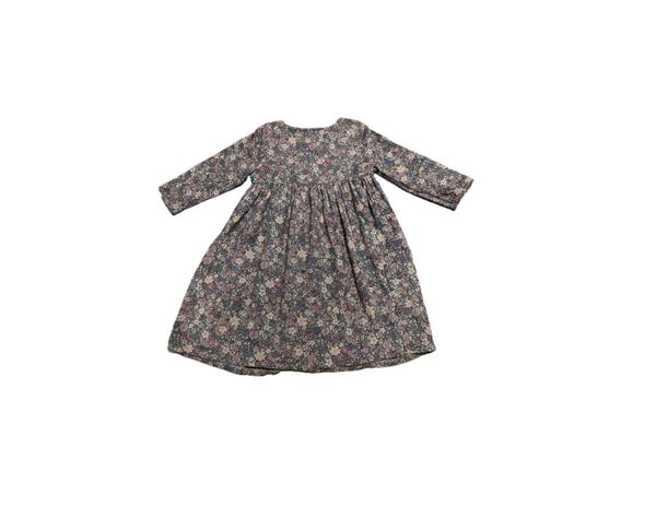 【ペアマノン】美品 花柄ワンピース 女の子 子供 100cm