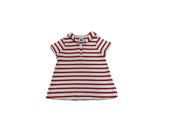 【Petit Bateau プチバトー】半袖トップス ボーダー柄 ベビー 6m 67cm